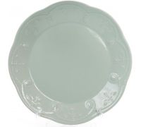 Набор 6 обеденных тарелок Leeds Ceramics Ø28.5см, каменная керамика (мятные)