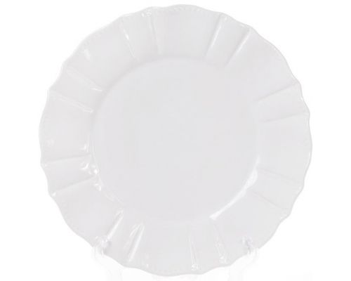 Набор 6 обеденных тарелок Leeds Ceramics SUN Ø26см, каменная керамика (белые) Набор 6 обеденных тарелок Leeds Ceramics SUN Ø26см, каменная керамика (белые)