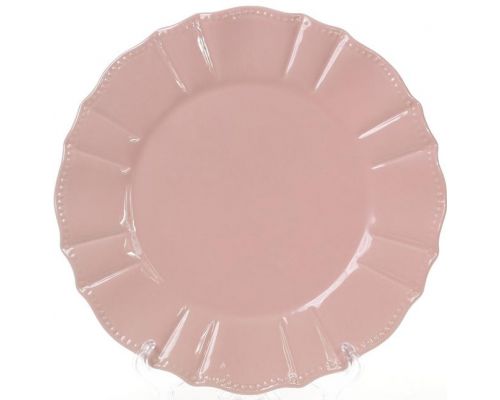 Набір 6 обідніх тарілок Leeds Ceramics SUN Ø26см, кам'яна кераміка (рожеві) Набір 6 обідніх тарілок Leeds Ceramics SUN Ø26см, кам'яна кераміка (рожеві)