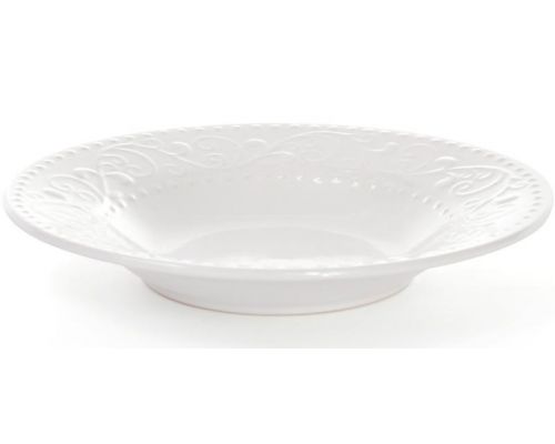Набор 6 суповых тарелок Leeds Ceramics Ø23см, каменная керамика (белые) Набор 6 суповых тарелок Leeds Ceramics Ø23см, каменная керамика (белые)