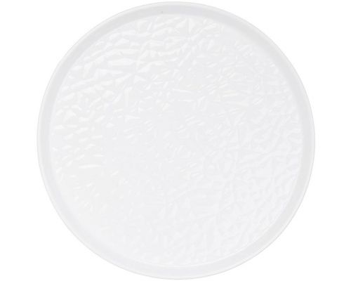 Тарелки фарфоровые "White City" Bubbles Ø24см, набор 2 круглые тарелки