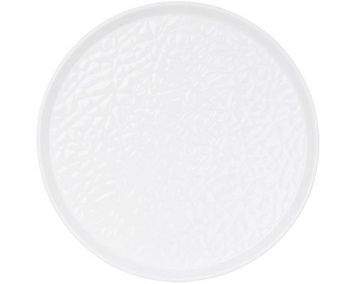 Тарелки фарфоровые "White City" Bubbles Ø27см, набор 2 круглые тарелки