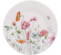 Тарелки обеденные Flower Garden Ø19см, набор 6 фарфоровых тарелок