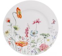 Тарелки обеденные Flower Garden Ø27см, набор 6 фарфоровых тарелок